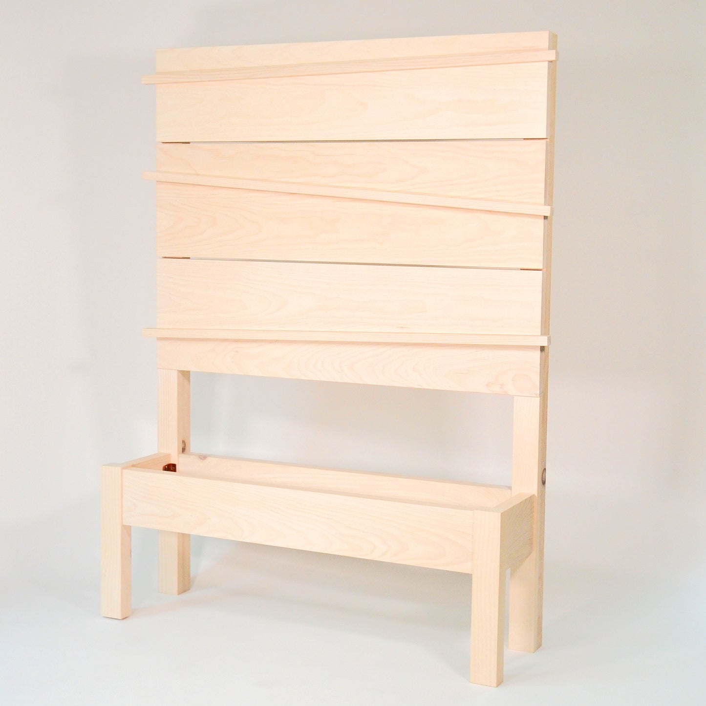 Shutter High Headboard Queen Bed