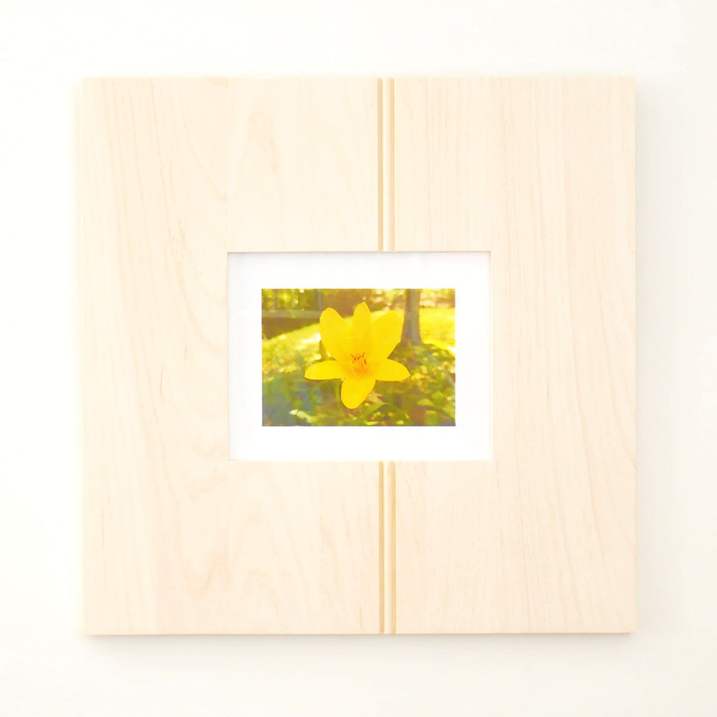 Large Beadboard Picture Frame in "Whole Milk"