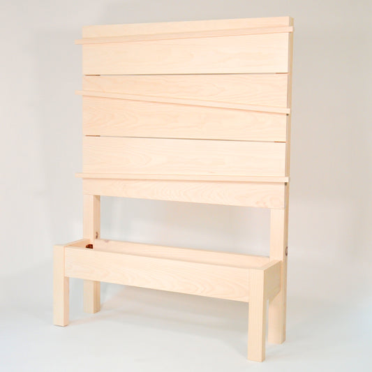 Shutter High Headboard Queen Bed
