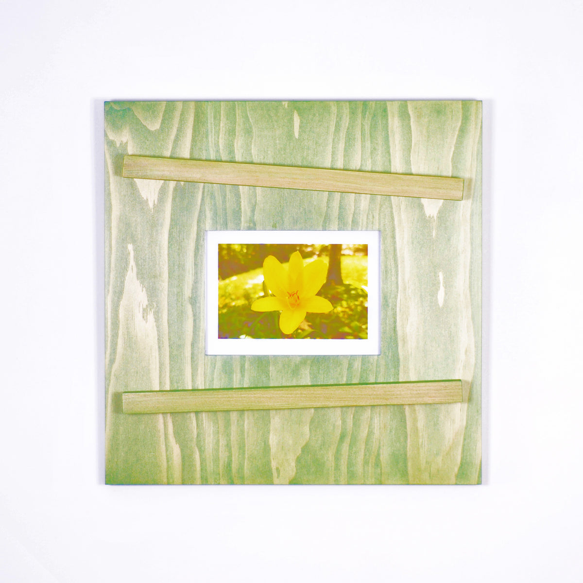 Small Shutter Picture Frame in "Evergreen"