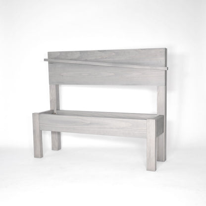 Shutter Low Headboard King Bed