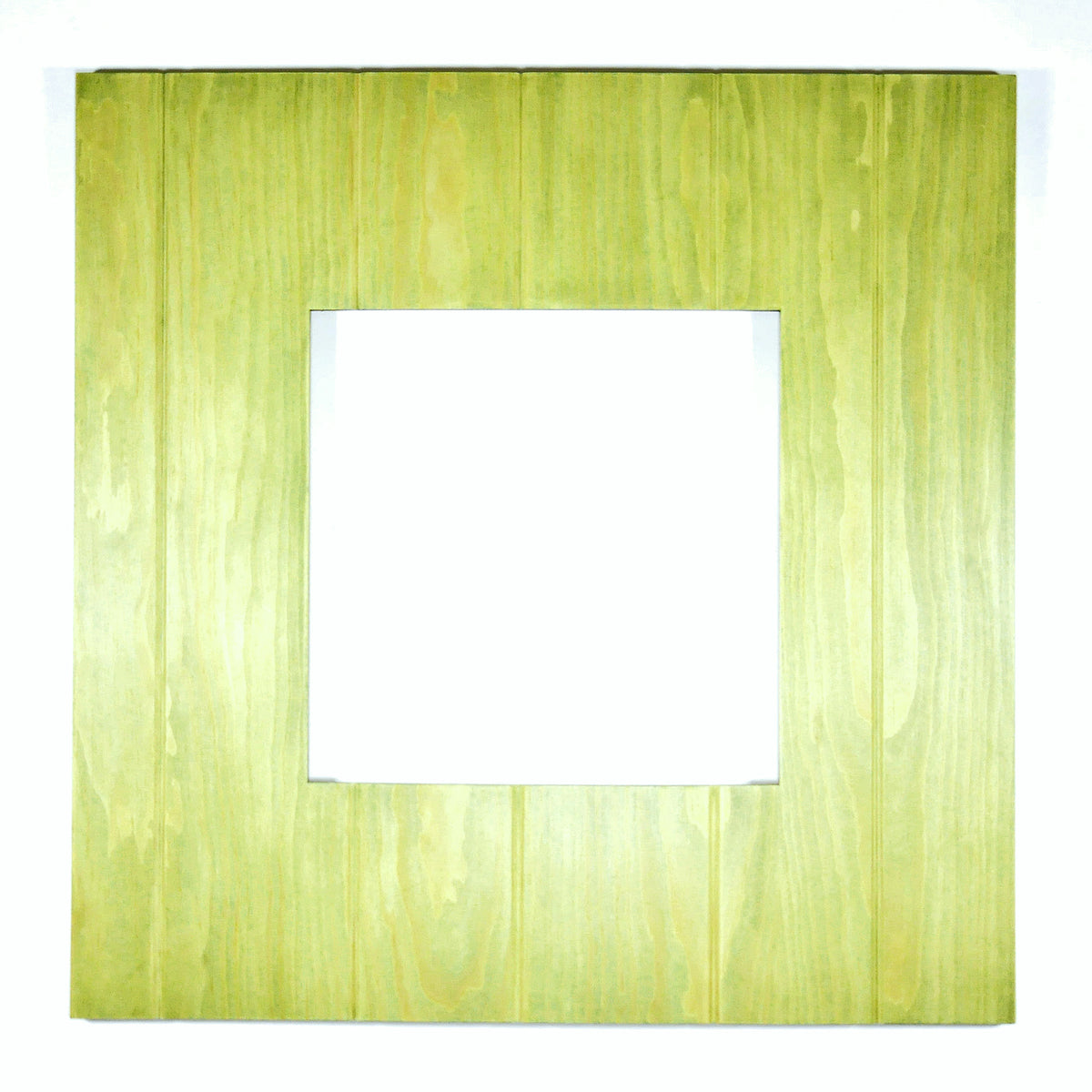 Matched Board Mirror in "Endive"